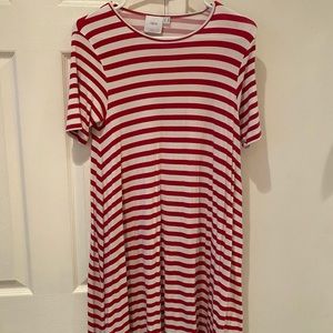ASOS maternity striped dress